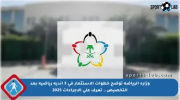 وزارة الرياضة توضح خطوات الاستثمار في 3 أندية رياضية بعد التخصيص.. تعرف على الإجراءات 2025